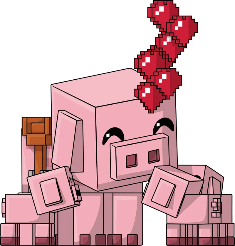 Youtooz Games: Minecraft - Pig Family