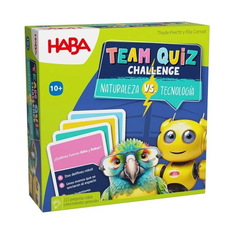 Team Quiz Challenge - Juego de mesa - Haba - 2 jugadores - 10+ años - 30 min