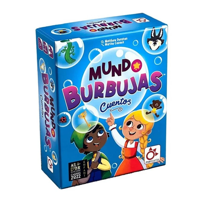 Mundo Burbujas Cuentos - Juego de mesa - Mercurio - 1-2 jugadores - 4+ años - 10 min