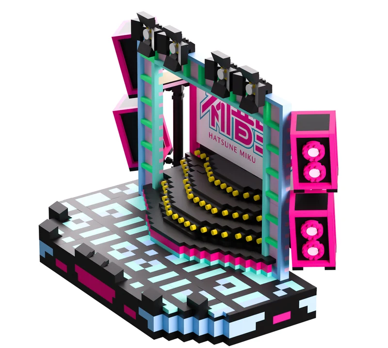 Youtooz Brickset: Hatsune Miku - Escenario de Miku