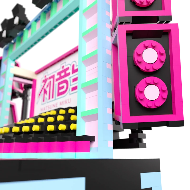 Youtooz Brickset: Hatsune Miku - Escenario de Miku