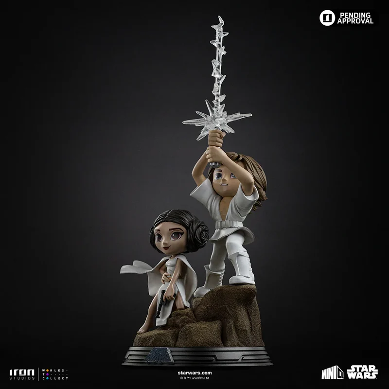 IRON Studios MiniCo: Star Wars - Luke y Leia