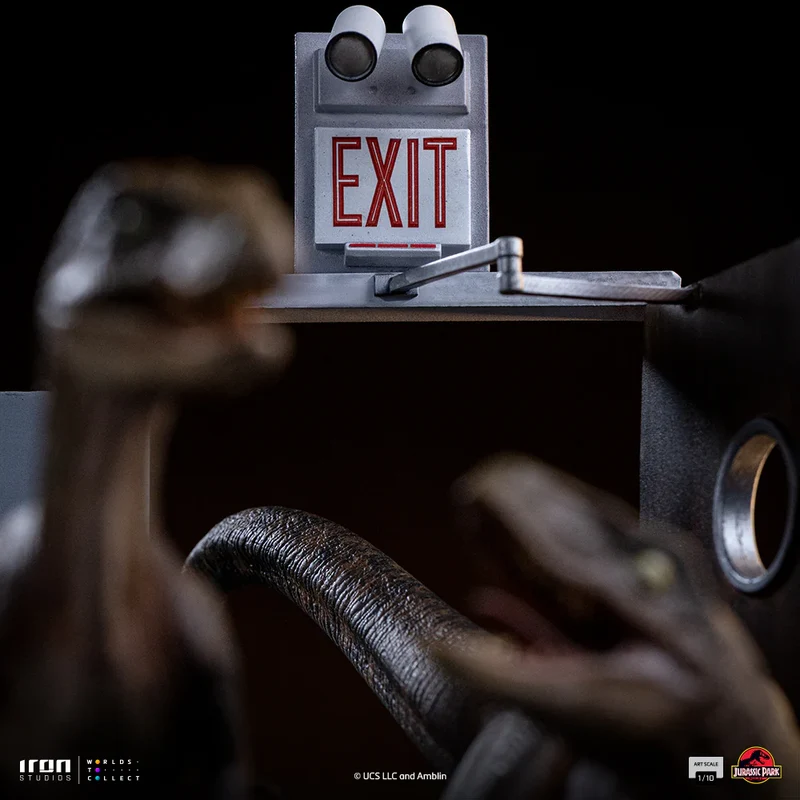 IRON Studios: Jurassic Park - Raptors at the Kitchens Door Escala de Arte 1/10