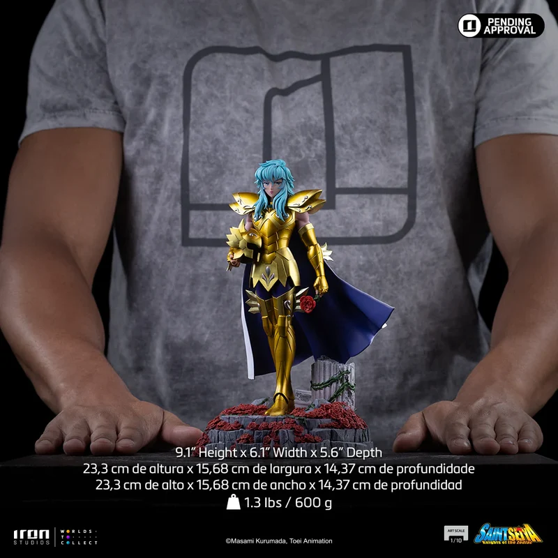 IRON Studios: Los Caballeros Del Zodiaco - Pisces Aphrodite Escala de Arte 1/10