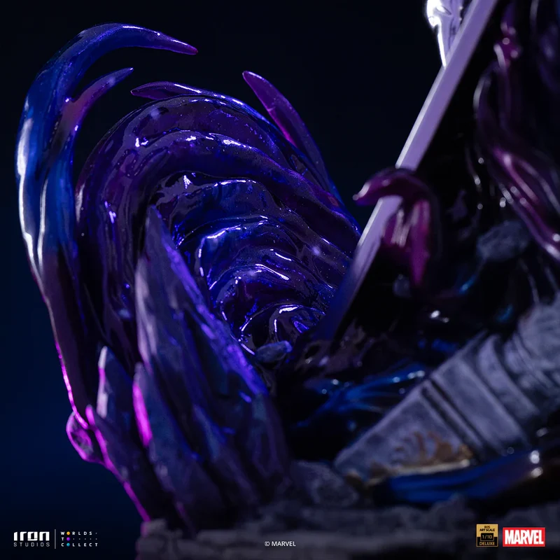 IRON Studios: Marvel Infinity Gauntlet - Silver Surfer Diorama Deluxe Escala de Arte 1/10