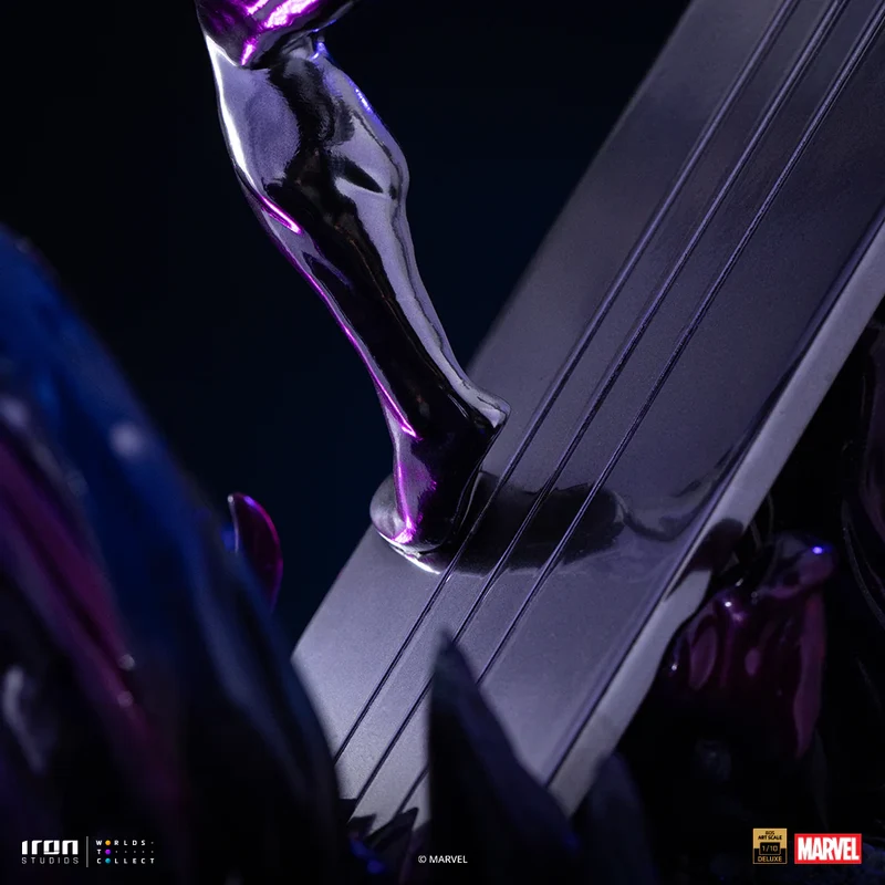 IRON Studios: Marvel Infinity Gauntlet - Silver Surfer Diorama Deluxe Escala de Arte 1/10