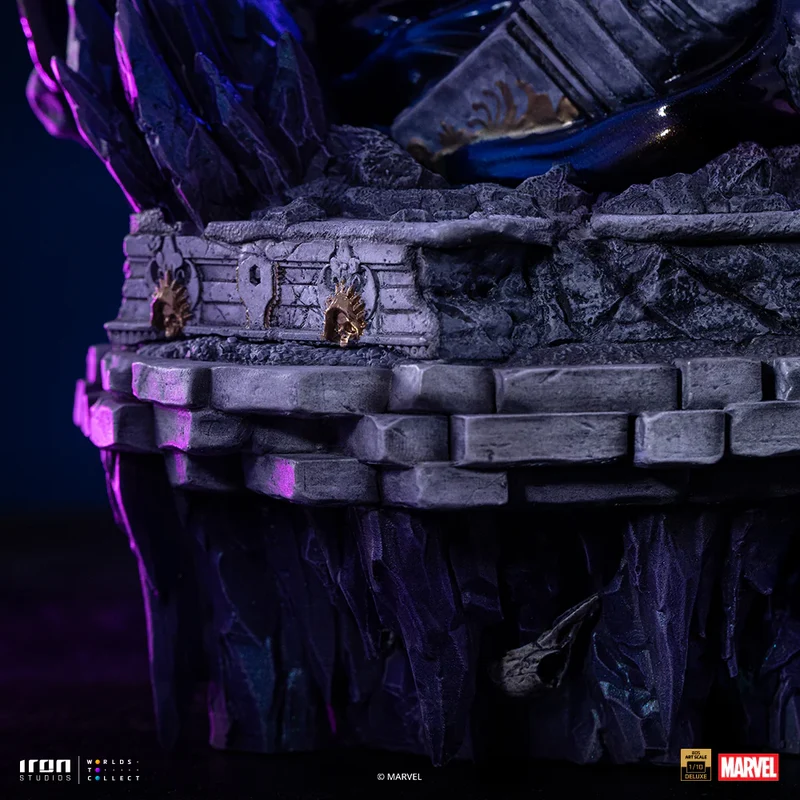 IRON Studios: Marvel Infinity Gauntlet - Silver Surfer Diorama Deluxe Escala de Arte 1/10