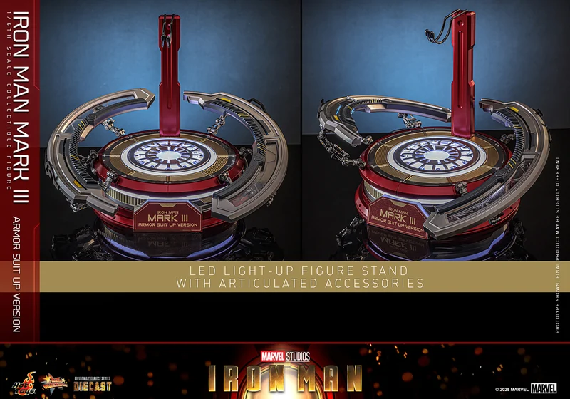Hot Toys Movie Masterpiece Series Diecast: Marvel Iron Man - Iron Man Mark III Escala 1/6