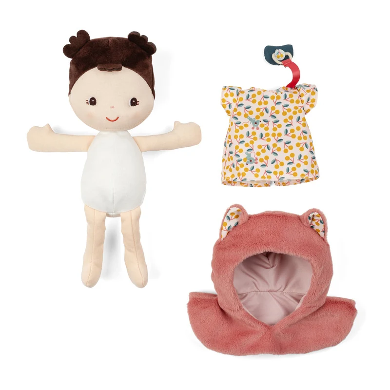 Bebé Jeanne con portabebés · Lilliputiens
