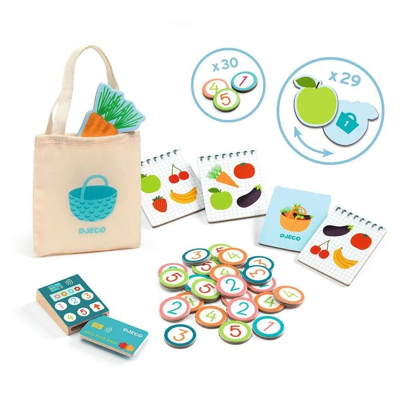 Imitación Léa & Milo little market · Djeco