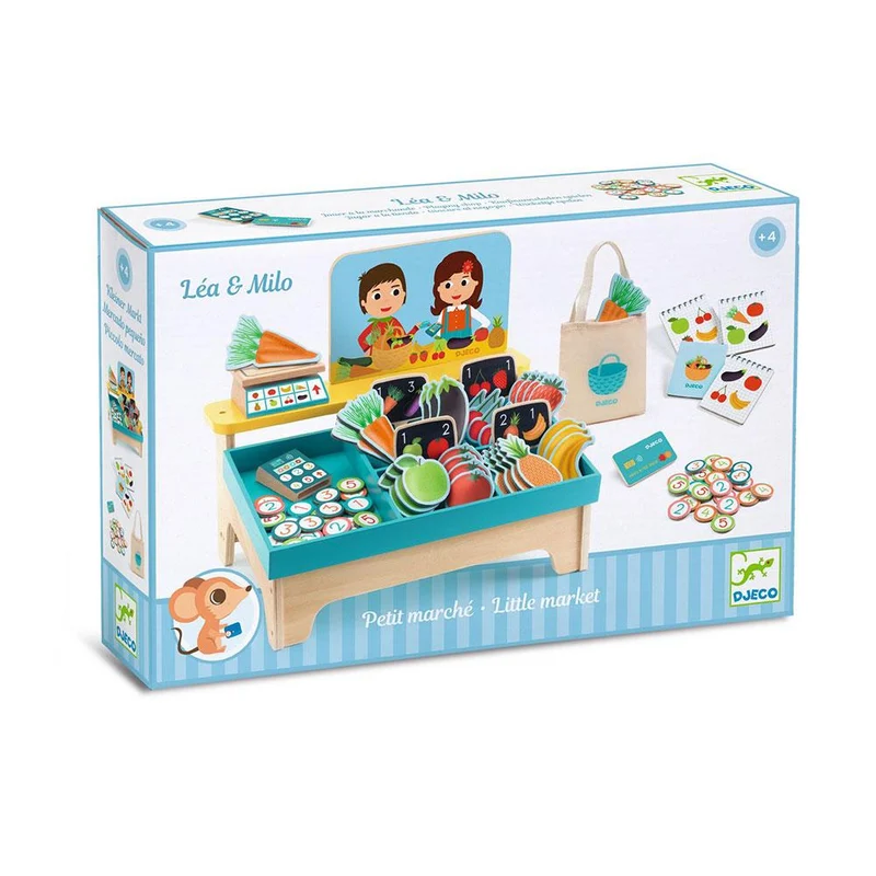 Imitación Léa & Milo little market · Djeco