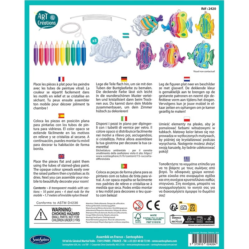 Móvil Vitrail Peces · Sentosphere