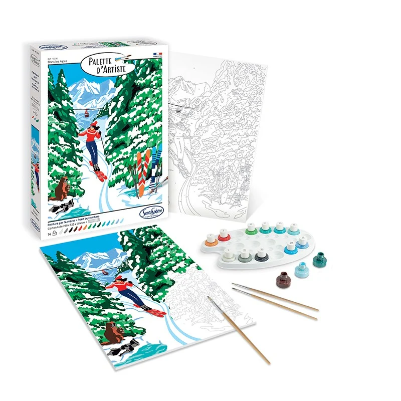 Paleta de artistas - En los Alpes · Sentosphere