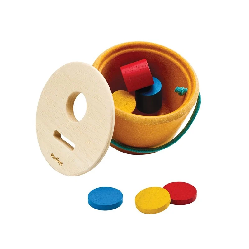 Cubo encaja y cae · Plantoys