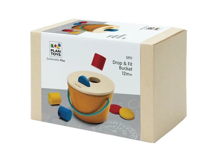 Cubo encaja y cae · Plantoys