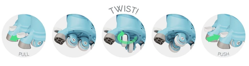 Patines Twista Azul · Yvolution