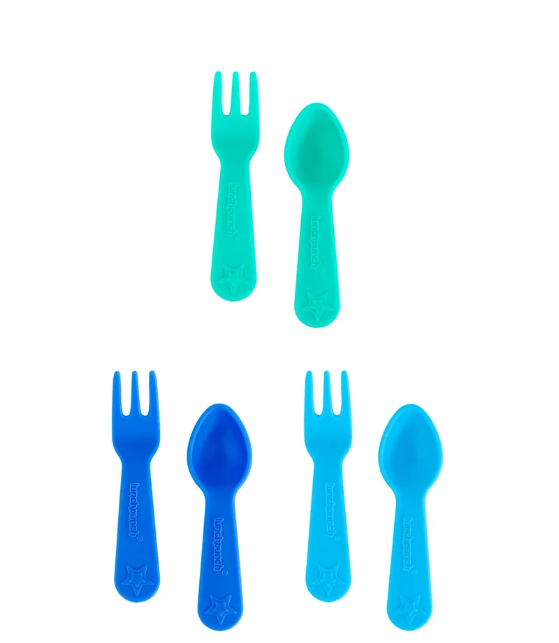 Set Tenedor & Cuchara Lunch punch (varios colores)