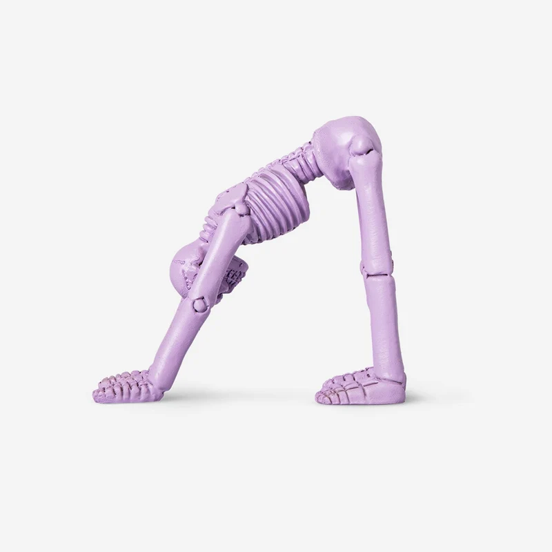 Decorative Purple Skeleton