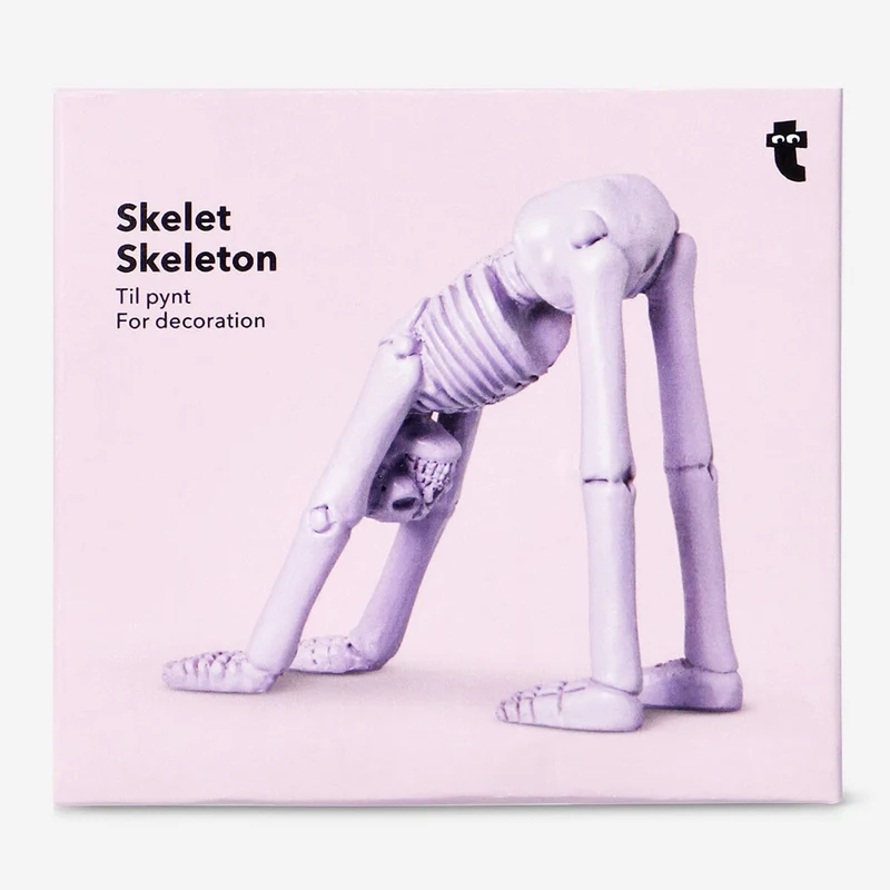 Decorative Purple Skeleton