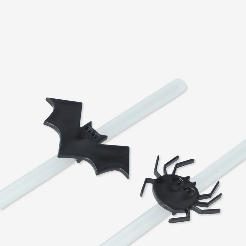 Reusable straws. Glow in the dark
