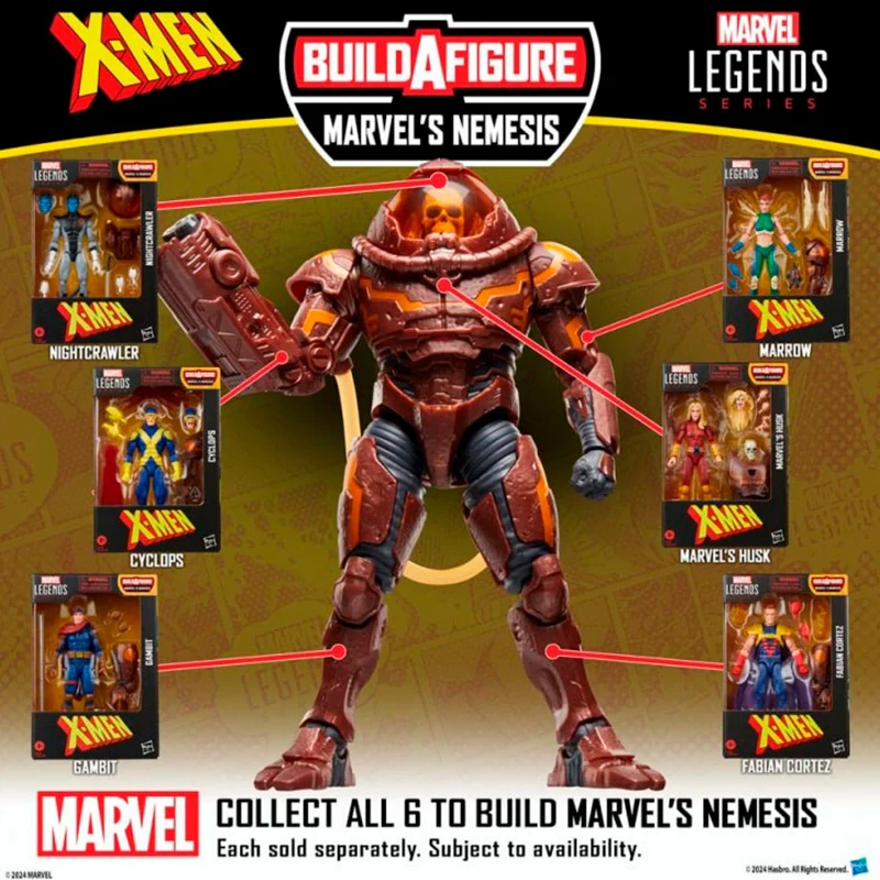 Figura Articulada Nightcrawler - X-Men Marvel Legends