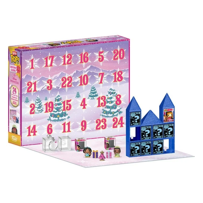 Calendario de Adviento Funko Pocket Pop Princesas Disney 24 Días