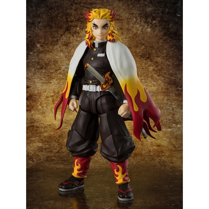 Figura Articulada Kyojuro Rengoku - Demon Slayer: Kimetsu no Yaiba SH Figuarts