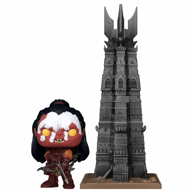 Funko Pop Lurtz con Torre Orthanc - El Señor de los Anillos