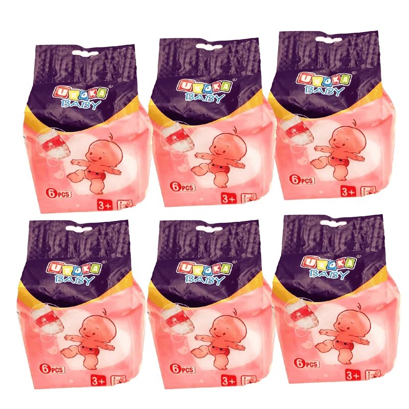 Conjunto 6 pañales