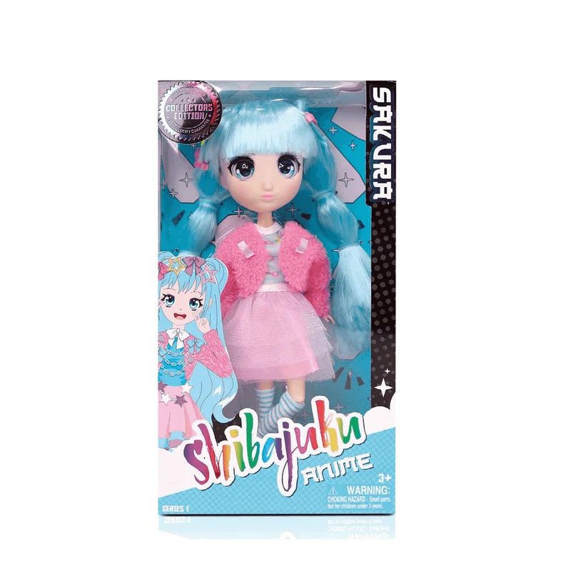 Muñeca Shibajuku Anime Sakura de 30 cm