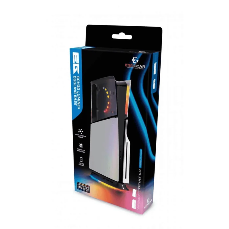Base de refrigeración para PS5/PS5 Slim EgoGear SCH30 Luminex RGB