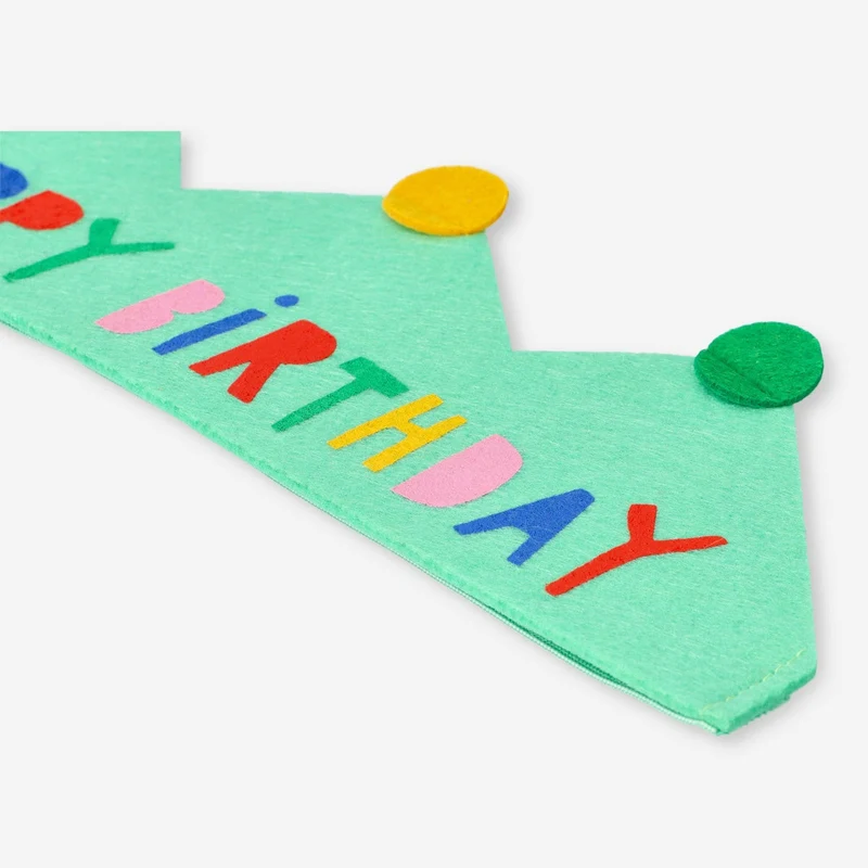 Felt birthday crown