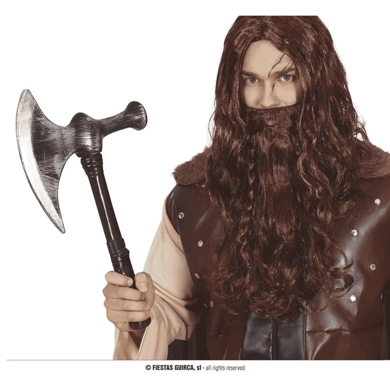 Hacha Medieval de Guerrero - 42 cm