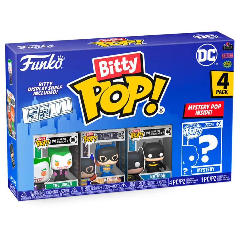Pack 4 Figuras Bitty Pop - The Joker DC Comics