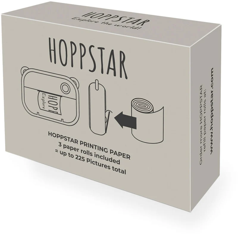 Pack 3 rollos papel (no adhesivo) · Hoppstar Artistic