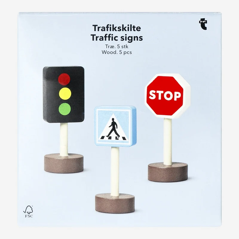Traffic signs. 5 pcs
