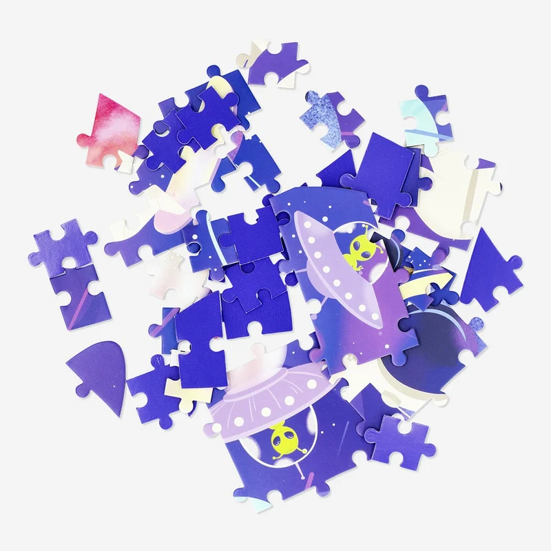 Rocket puzzle. 100 pcs