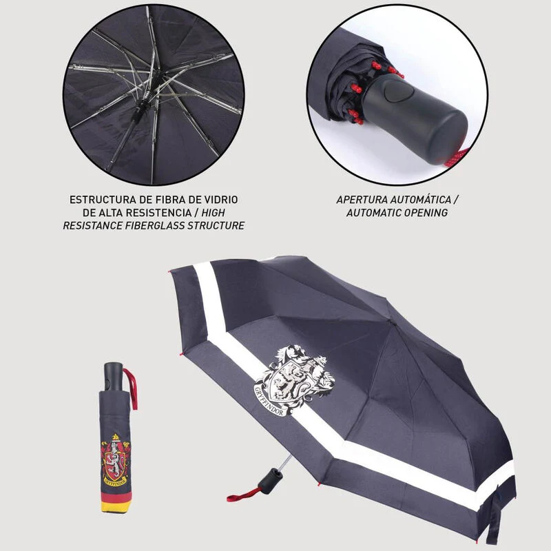 Paraguas Plegable Griffindor - Harry Potter 53cm