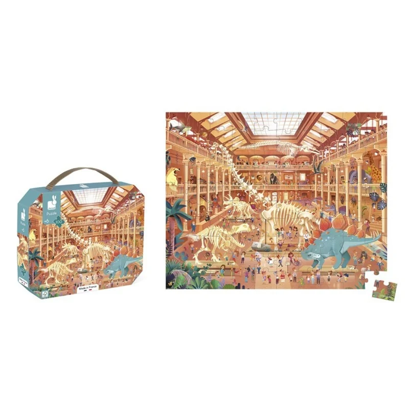 Puzzle Museo Historia Natural 100 piezas· Janod