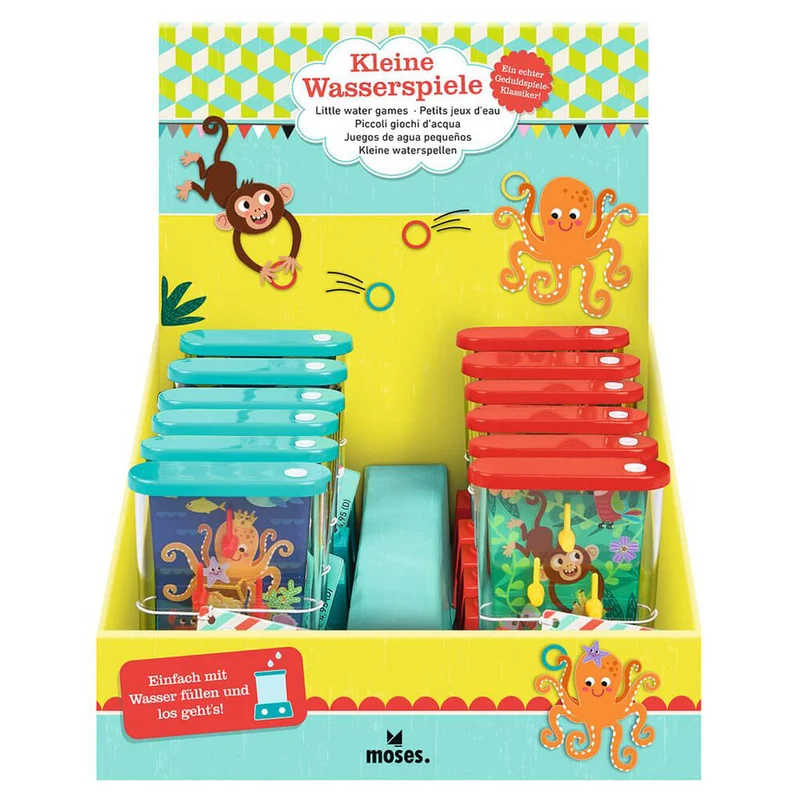 Juego de agua con anillas · Moses