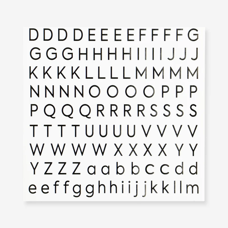 Sticker pack - Alphabet