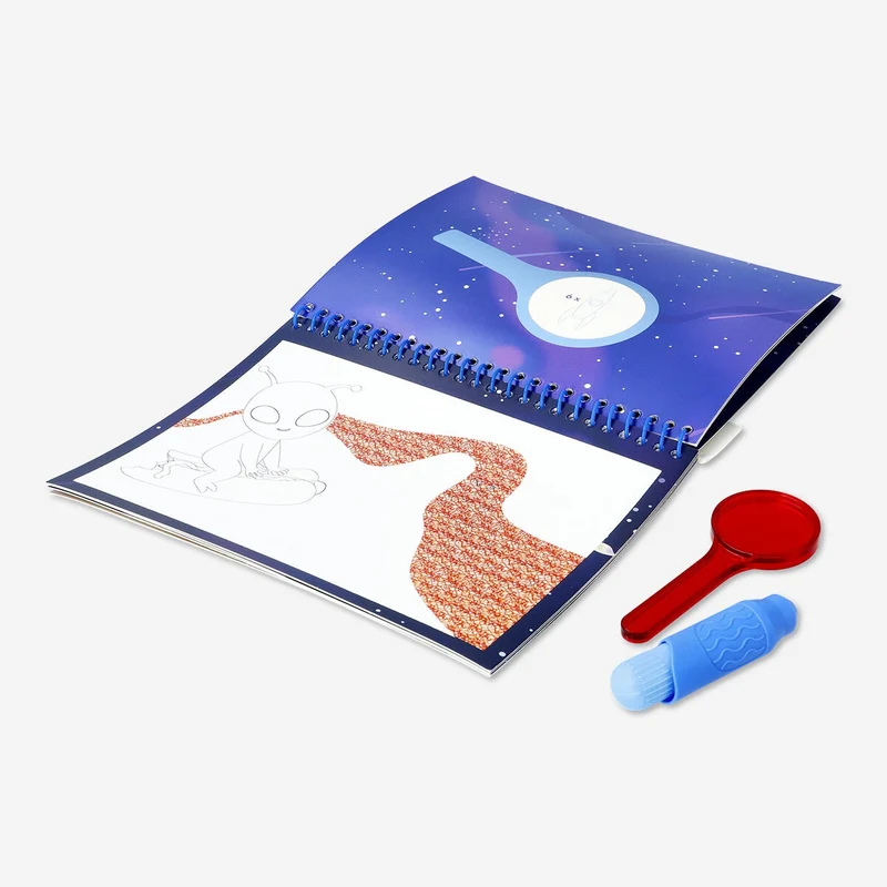 Magic water book - Space themed