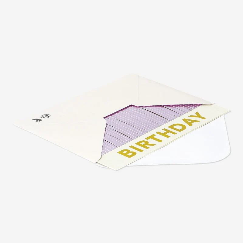 Card with envelope and tassels