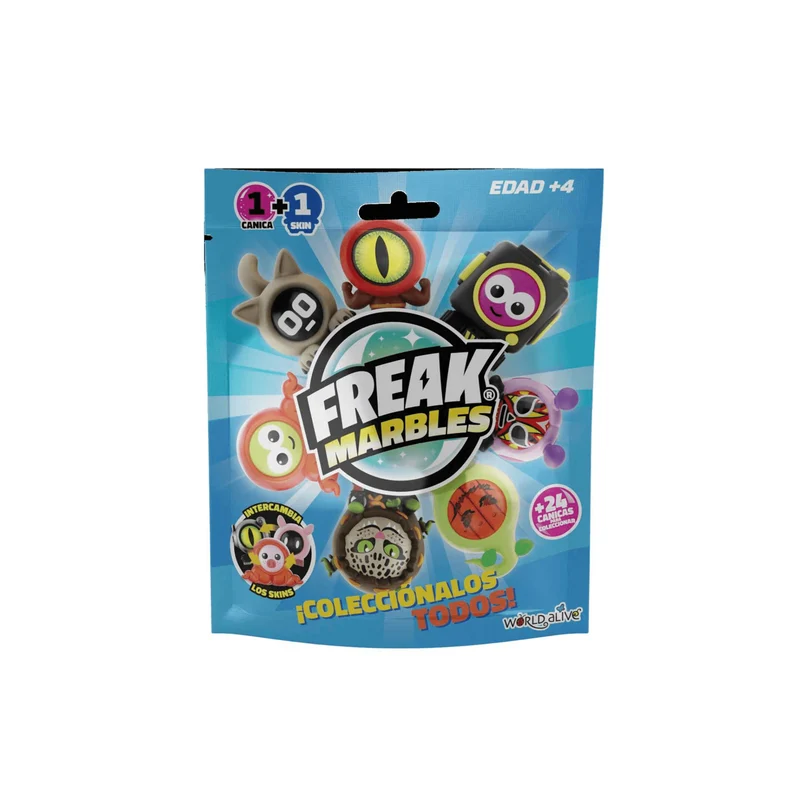 Freak Marbles Canica Sobre Sorpresa + Skin Freak