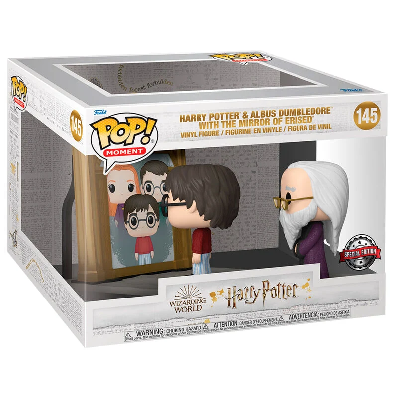 Funko Pop Moment Harry Potter con Albus Dumbledore The Mirror Of Erised 145