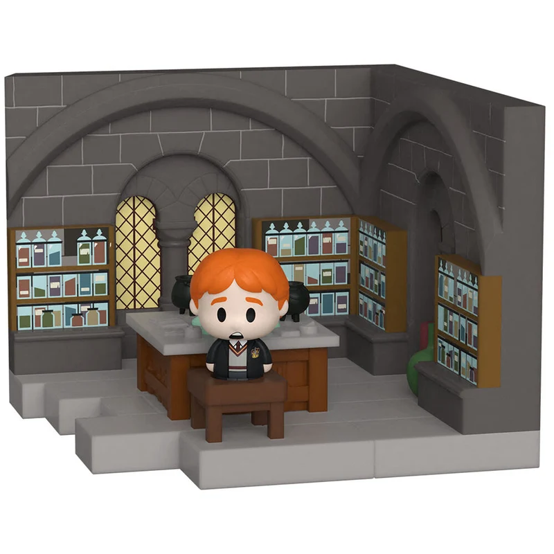 Funko Pop Mini Moment Ron Weasley Clase de Pociones - Harry Potter
