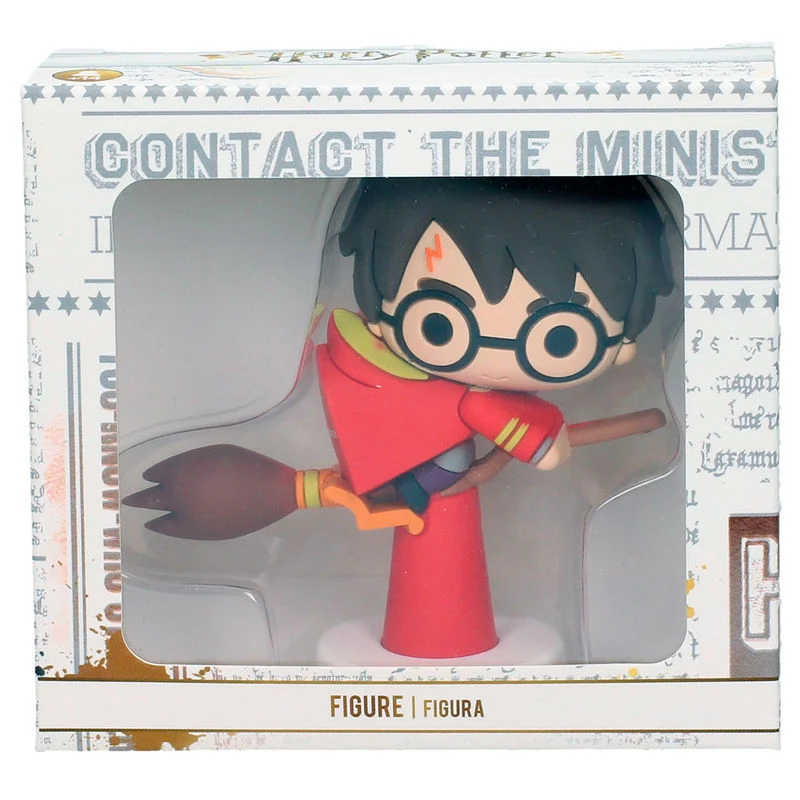 Figura Mini Harry Potter con Escoba Nimbus 6cm