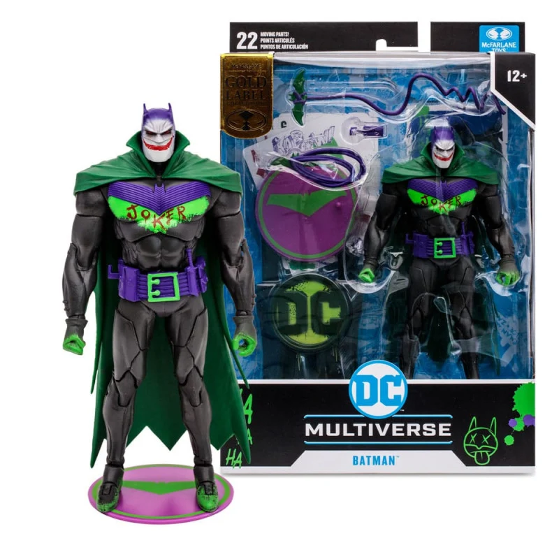 Figura Articulada Batman Jokerized - DC Multiverse Batman: White Knight