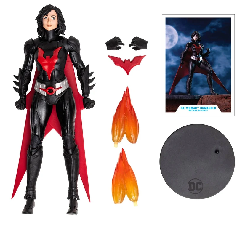Figura Articulada Batwoman Unmasked - DC Multiverse Batman Beyond