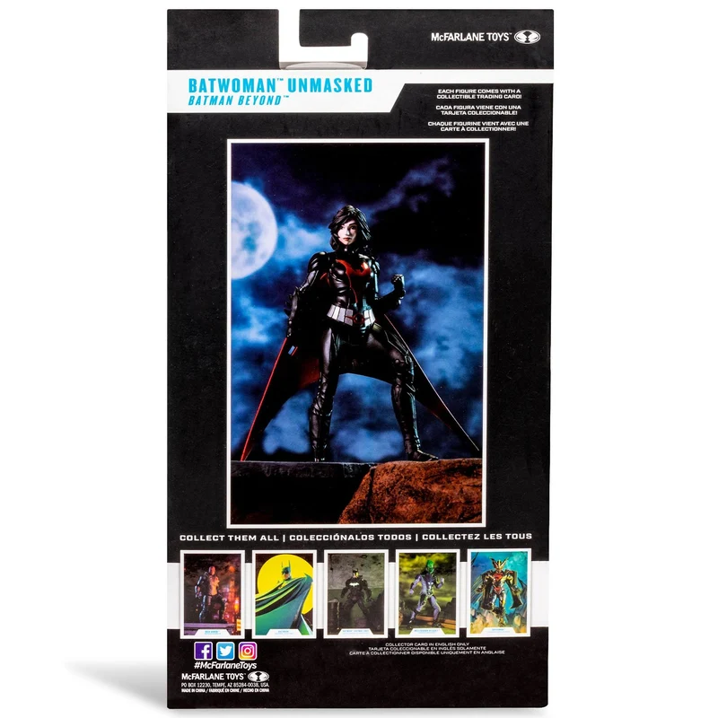 Figura Articulada Batwoman Unmasked - DC Multiverse Batman Beyond